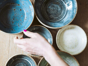 Results of the pottery courses in Zurich: Various bowls from a crash course