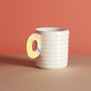 db Tee cup Rainbow swirls