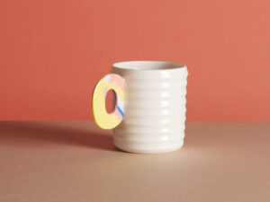 db Tee cup Rainbow swirls