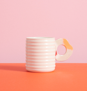 db Tee cup Rainbow swirls